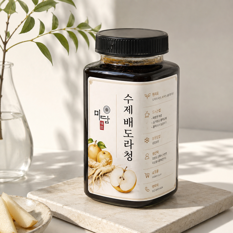 강릉미담,강릉미담 프리미엄 배도라지청